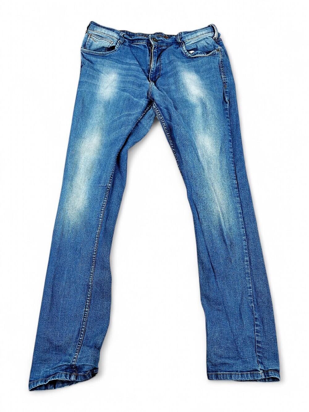 Bull Jeans Co Men's Straight Jeans Waist 38 Light Wash